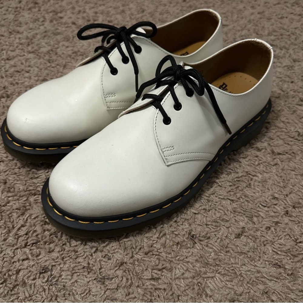 Dr. Martens Unisex 1461 Bex Smooth Oxford white